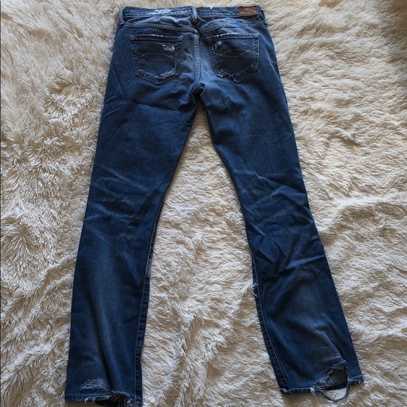 Abercrombie and Fitch Distressed Flare Jeans - Picture 5 of 7